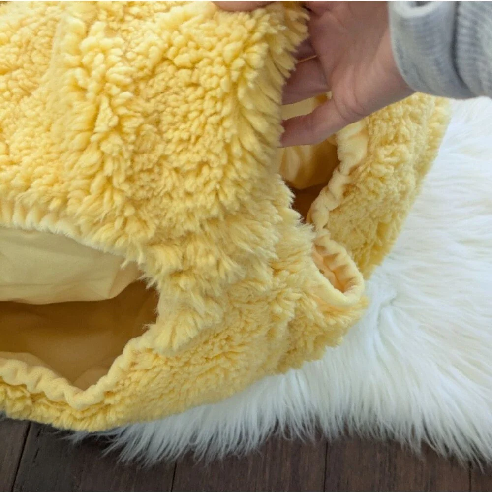 Pottery Barn Kids Sesame Street Yellow Plush Big Bird Costume 2 pieces 7-8y